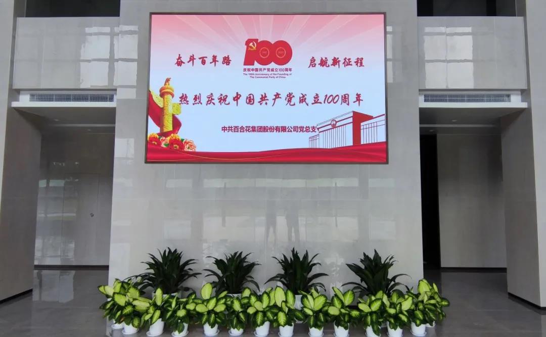 慶祝中國共產(chǎn)黨成立100周年|百合花黨總支開展系列活動